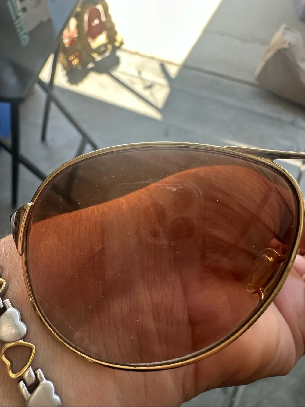 Classic Aviator Sunglasses - Gold Frame with Brown Lenses